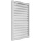 Ekena Millwork Vertical Surface Mount PVC Gable Vnt: Non-Functional, w/2"W x 1-1/2"H, Brickmould Frame, 30"W x 42"H GVPVE30X4202SN - alternate 4